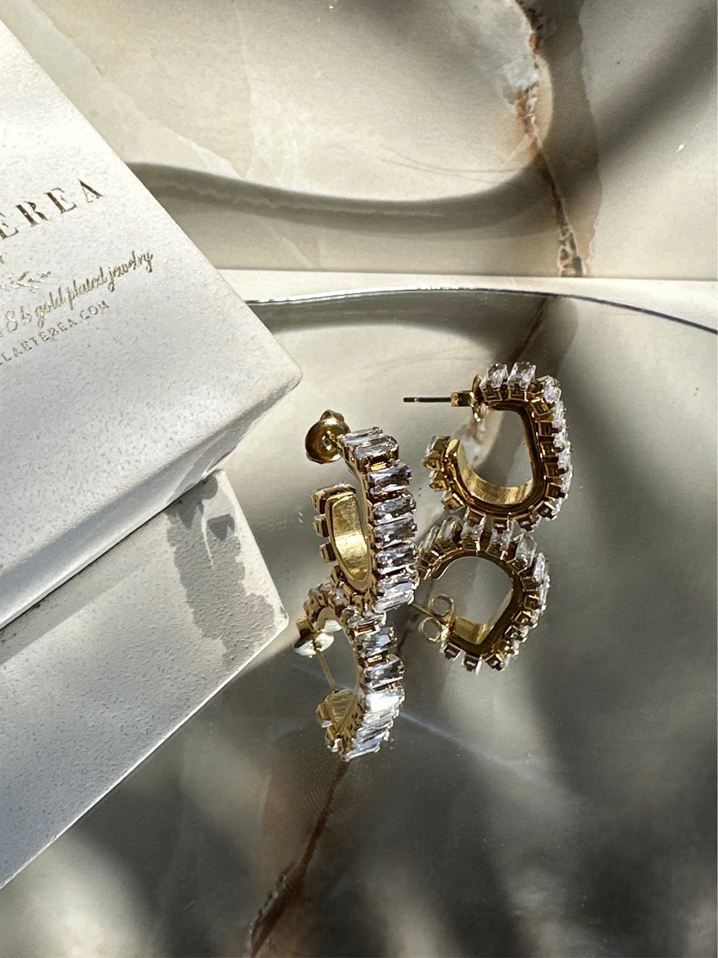 SQUARED DEA ❥ Orecchini Gold