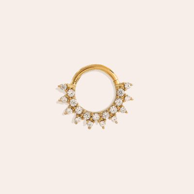 STELLAR SPIKE RING ✧ Piercing Acciaio Inossidabile - BELLAETEREA