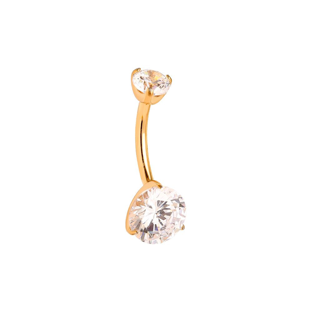 Radiant Prism ✧ Piercing Ombelico TITANIO/Gold - BELLAETEREA