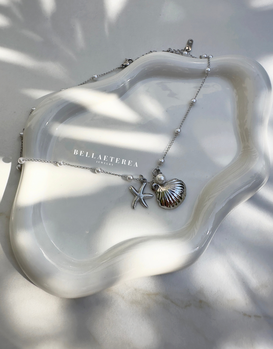 ONDA MARINA ❥ Collana Silver