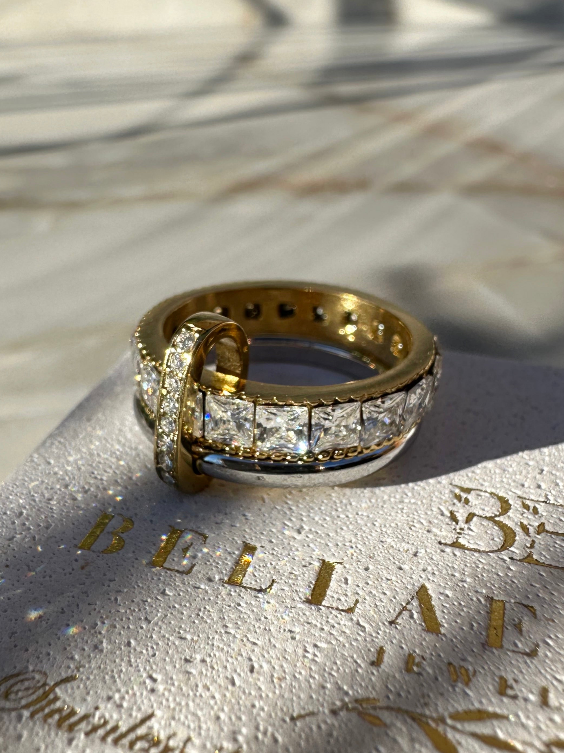 SHINY DUA ❥ Anello Gold & Silver - BELLAETEREA
