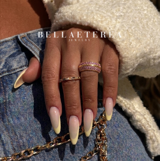 LUCE PAVÉ ❥ Anello Pink - BELLAETEREA