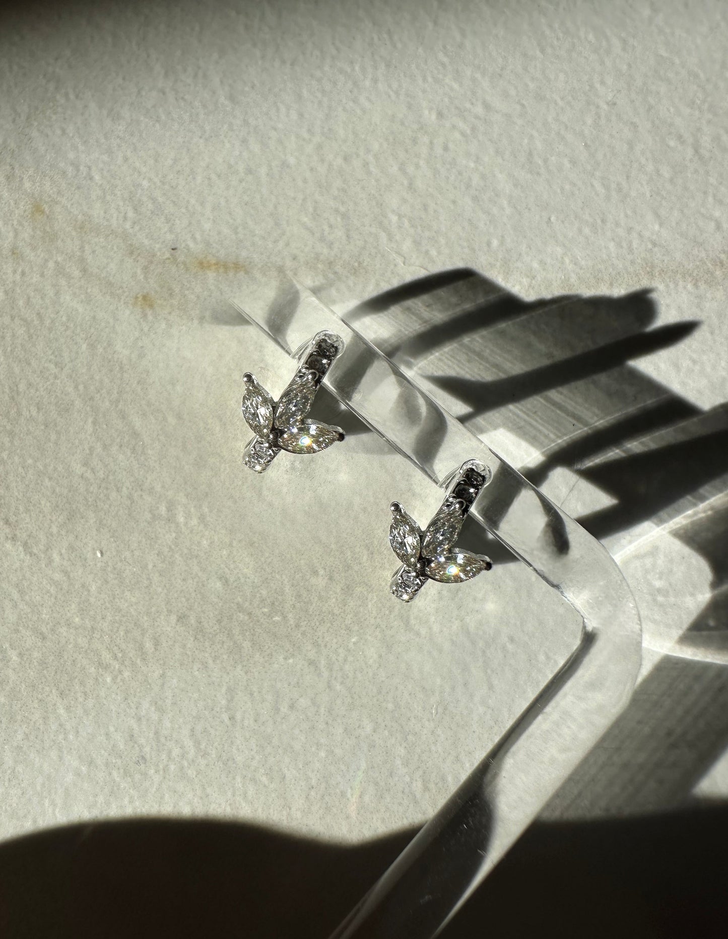 LIV HOOPS ❥ Silver Earrings