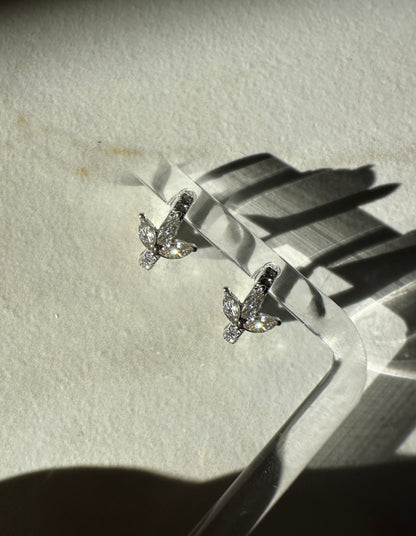 LIV HOOPS ❥ Silver Earrings