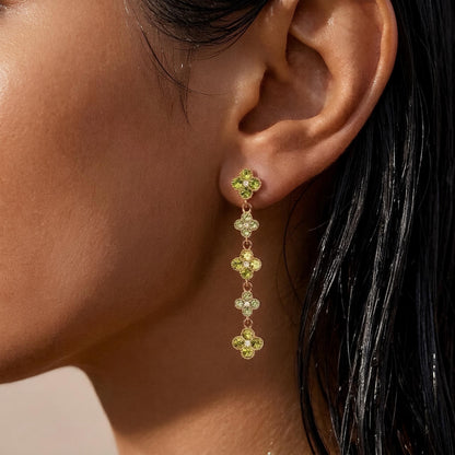 LAWRAH 2.0 ❥ Orecchini Gold/Green