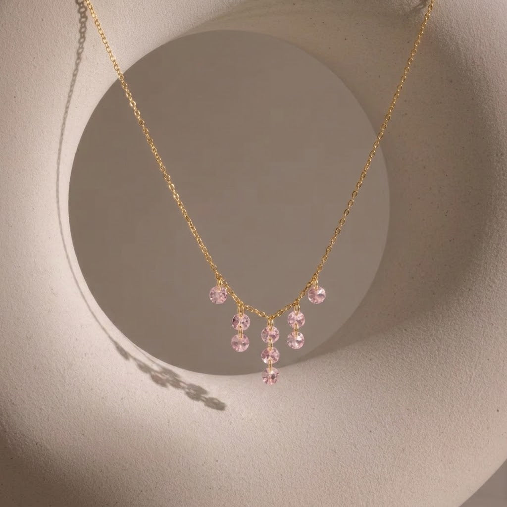KENDAYA HARMONY ❥ Collana Gold/Pink - BELLAETEREA
