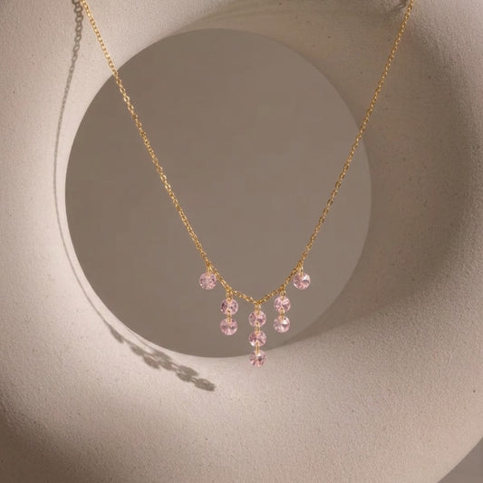 KENDAYA HARMONY ❥ Collana Gold/Pink - BELLAETEREA