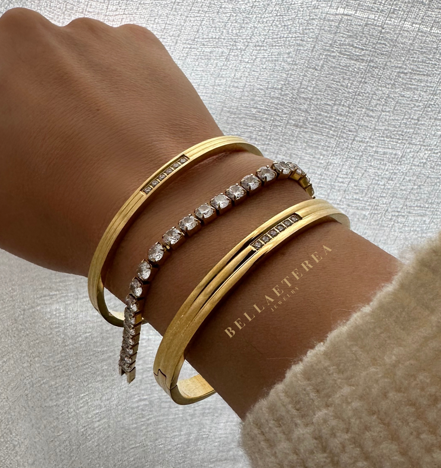 SLIM SIENNA ❥ Bangle Gold