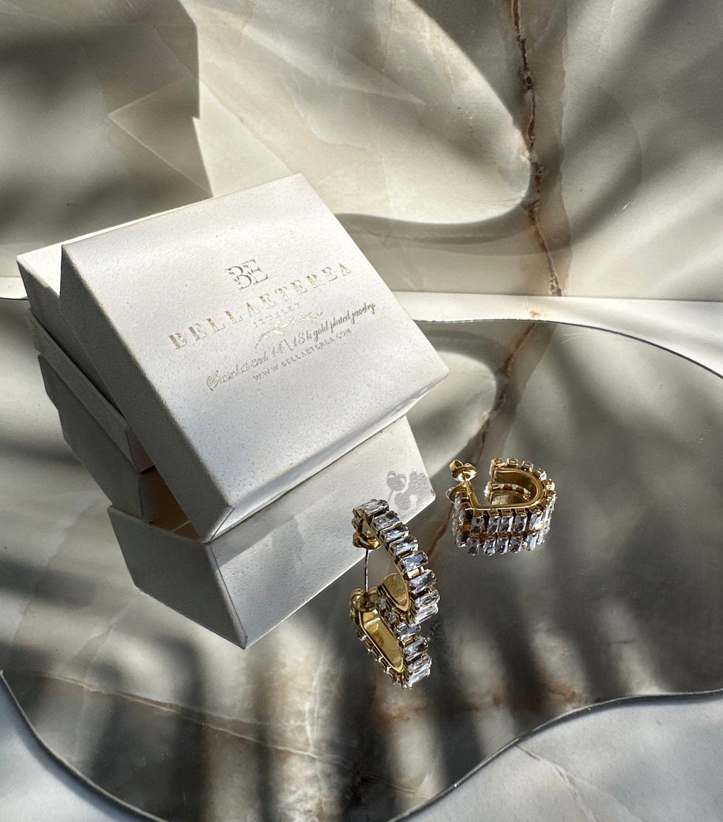 SQUARED DEA ❥ Orecchini Gold