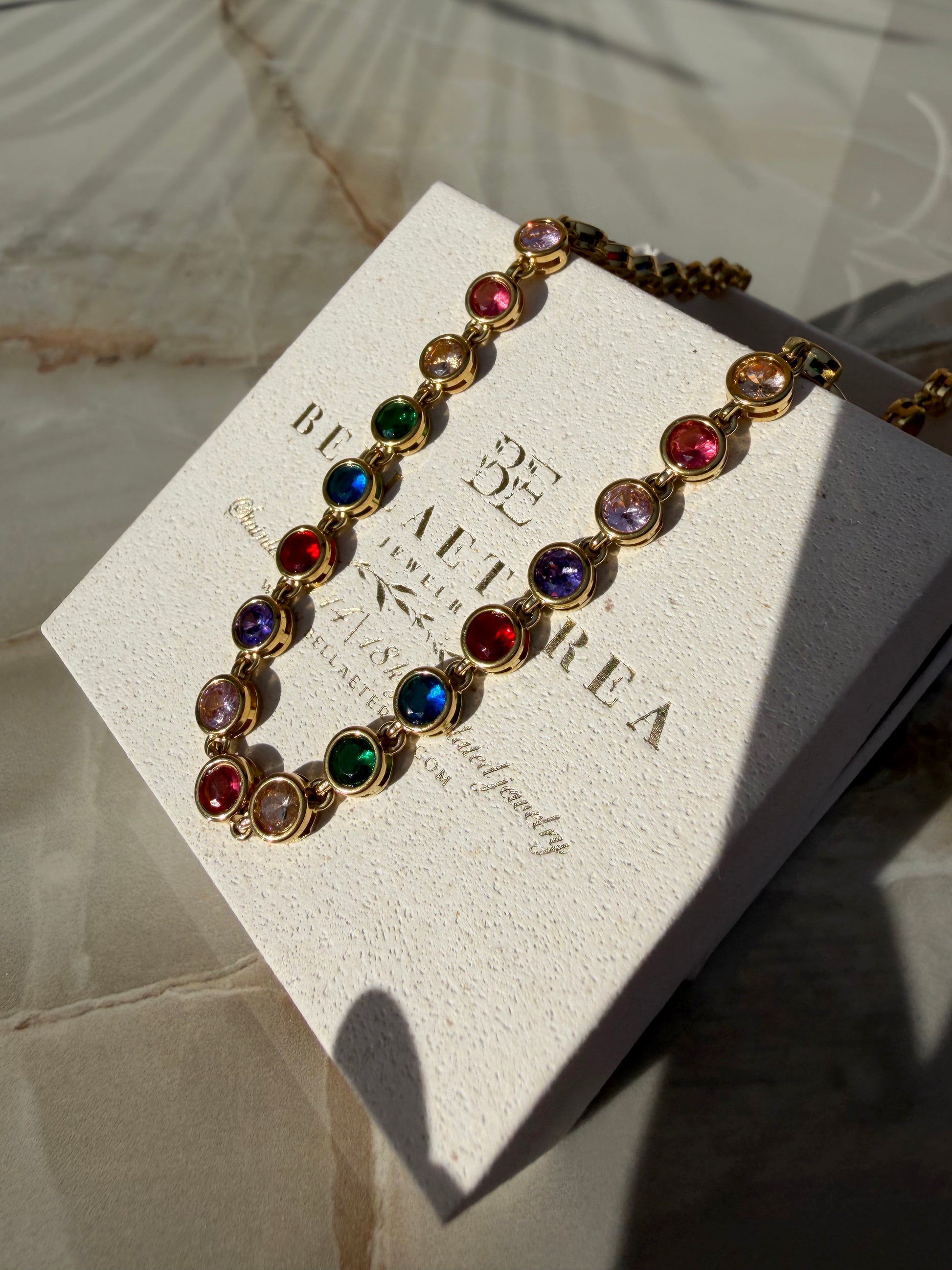 PARADISE ❥ Bracciale Gold/Multicolor - BELLAETEREA