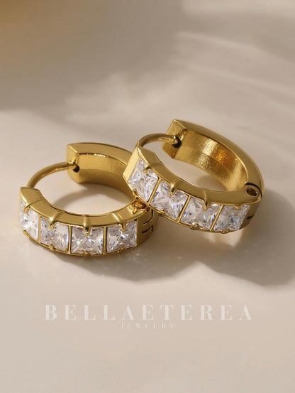 SKYLAR HOOPS ❥ Orecchini