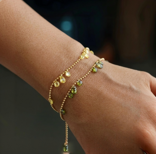 VIVIENNE ❥ Bracciale Giallo
