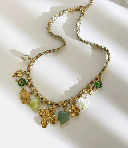 MARILU' ❥ Collana Verde