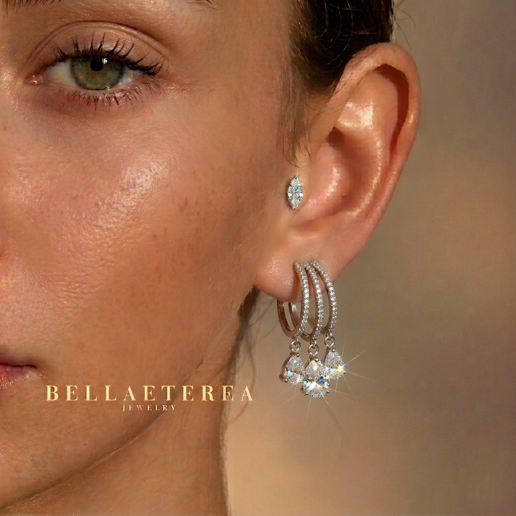 PENDENTI AURORA ❥ Orecchini Silver - BELLAETEREA