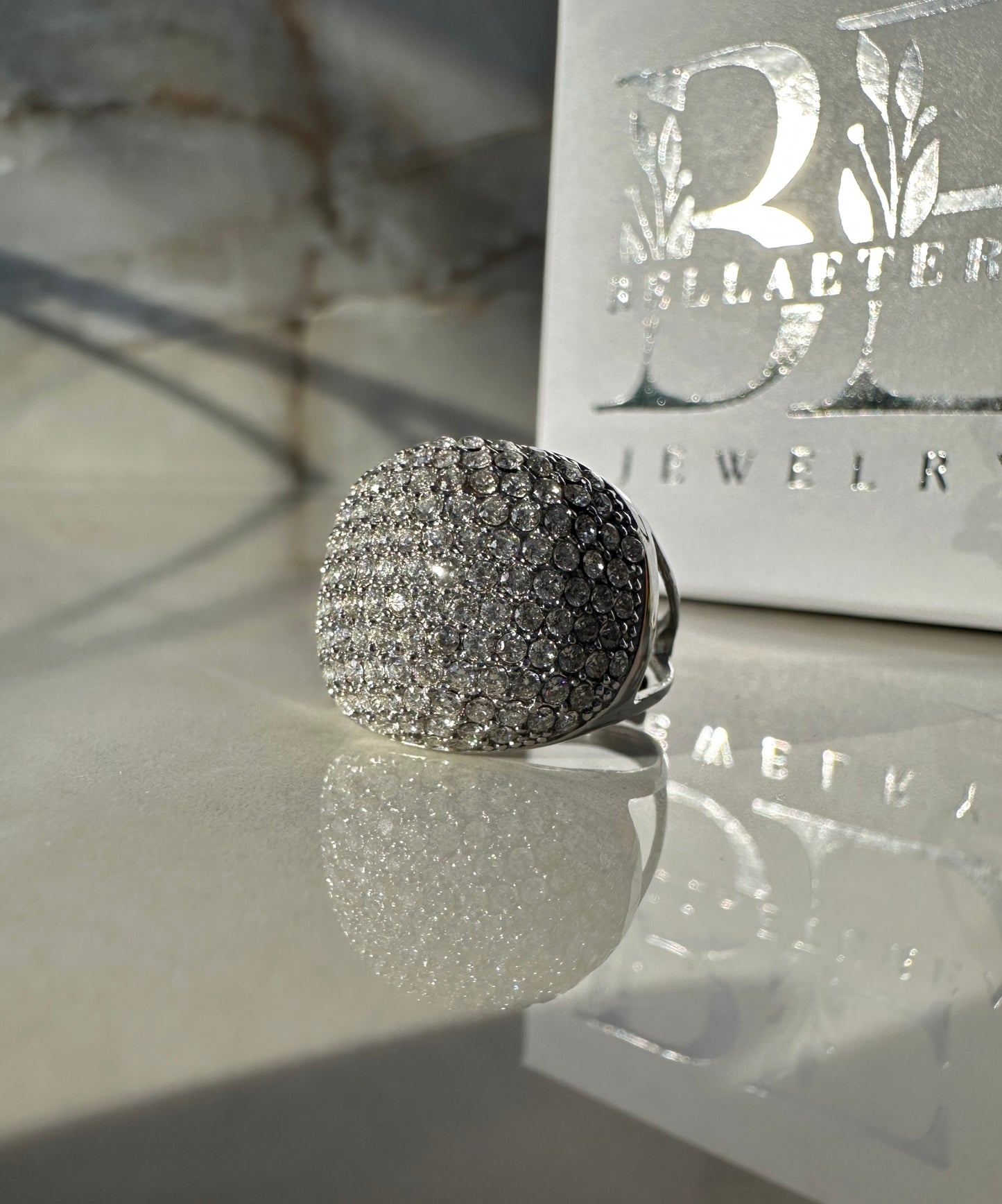 GLOW SPHERE ❥ Anello Silver