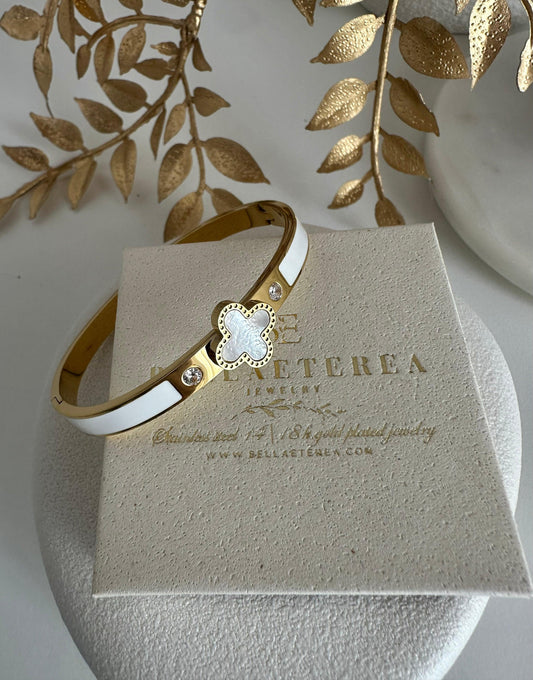FLEUR ❥ Bangle Gold - BELLAETEREA