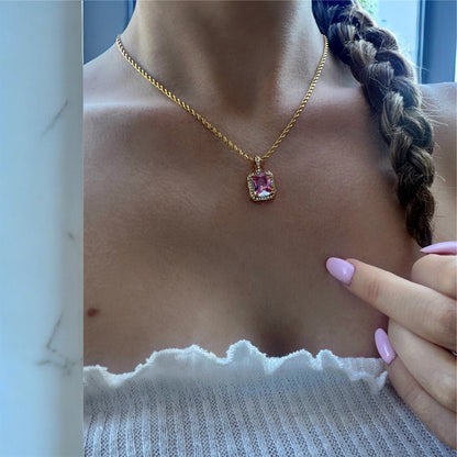 TAHITI ❥ Pink Necklace