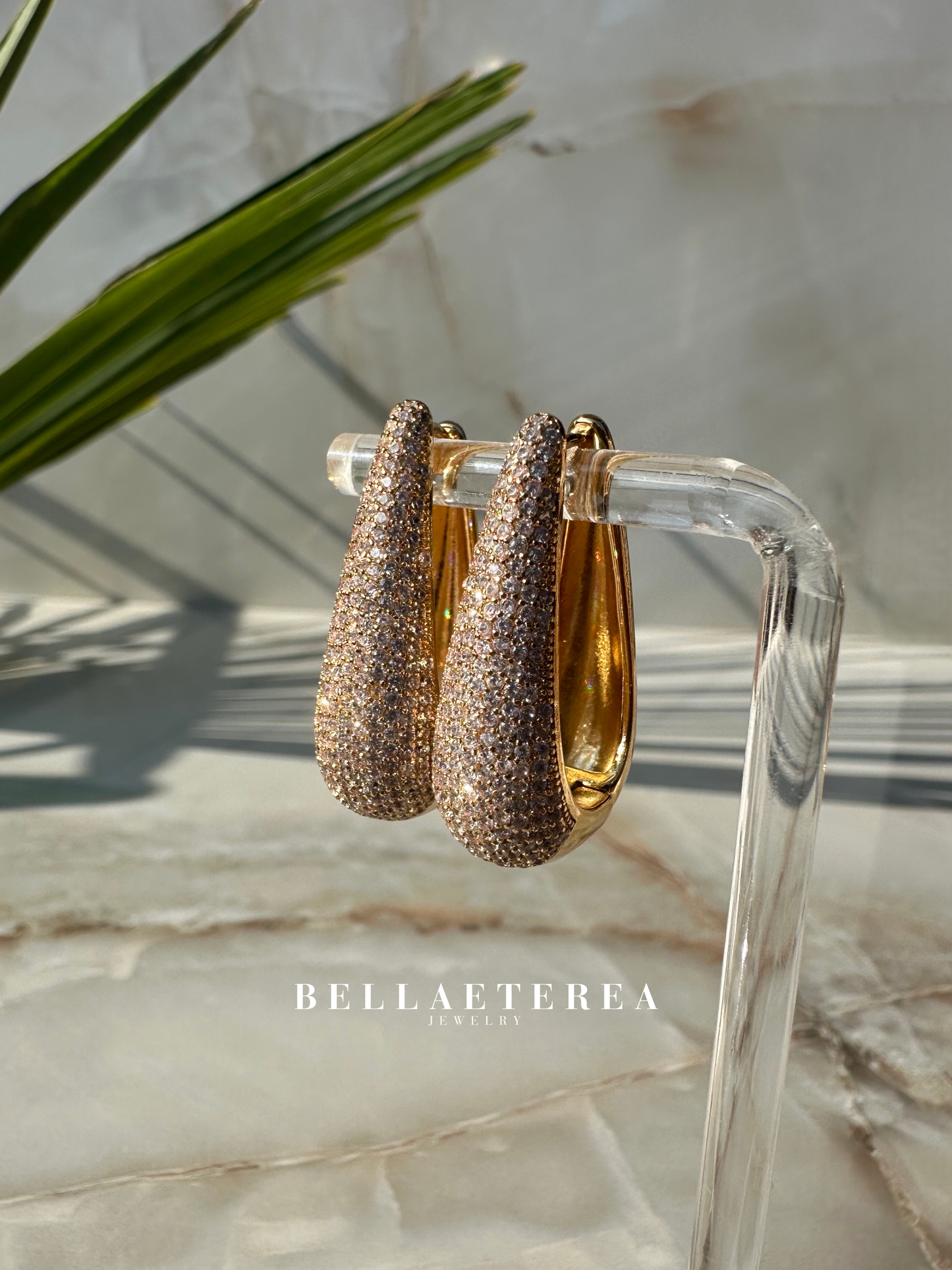 EAU DE LYS ❥ Orecchini Gold/White - BELLAETEREA