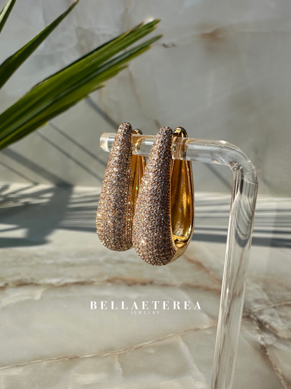 EAU DE LYS ❥ Orecchini Gold/White - BELLAETEREA