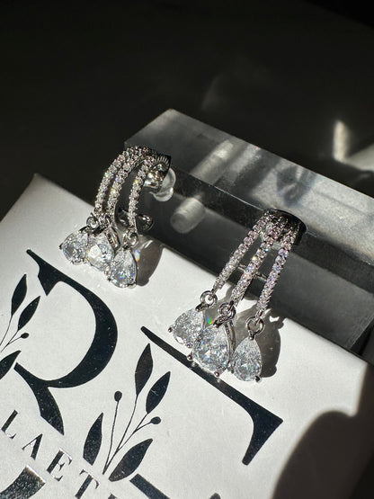 PENDENTI AURORA ❥ Orecchini Silver