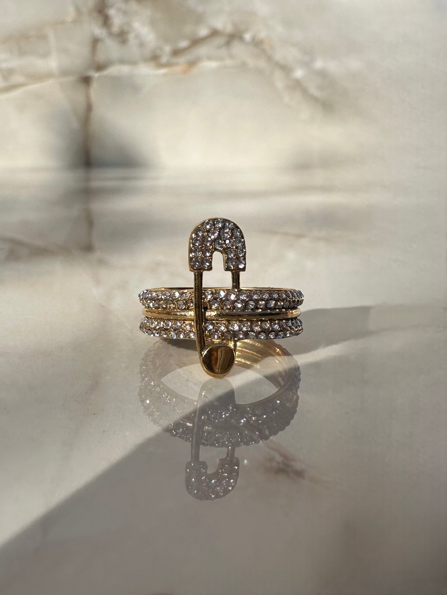 BROCHE ❥ Gold Ring