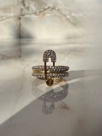 BROCHE ❥ Gold Ring