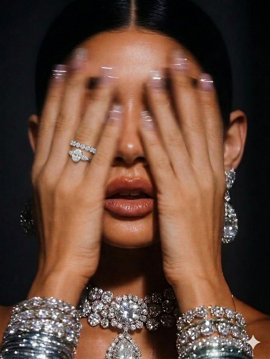 BRIGITTE ✧ Anello ARGENTO 925 MOISSANITE