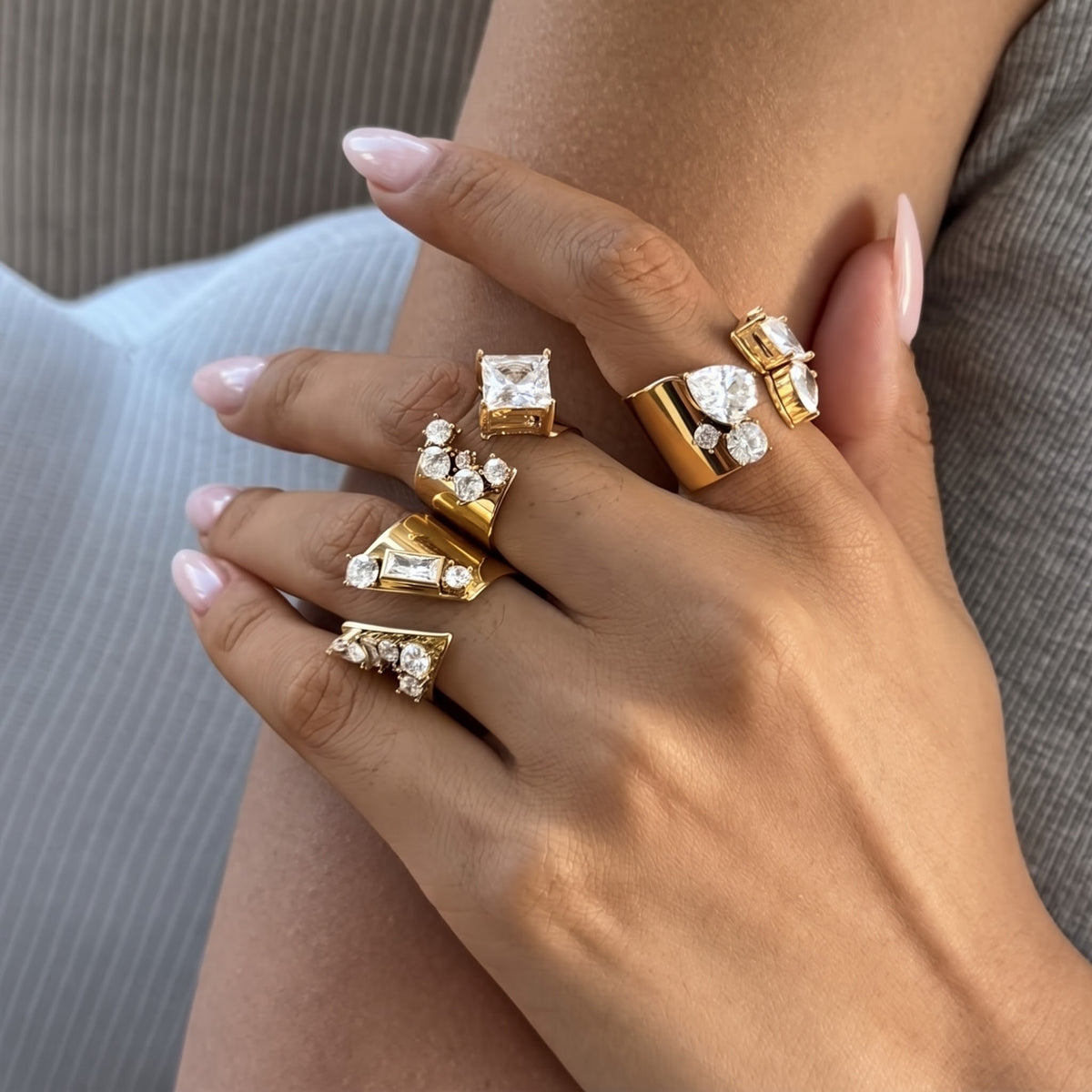 MAXI PEAR BAND ❥ Ring