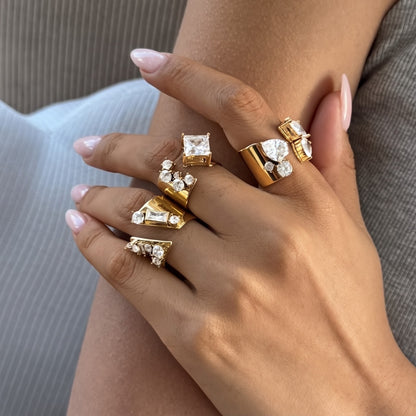 MAXI PEAR BAND ❥ Ring