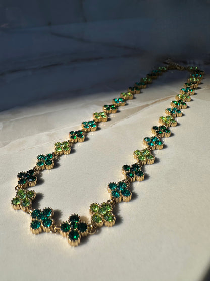 LAWRAH 2.0 ❥ Collana Gold/Green - BELLAETEREA