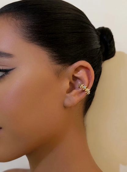 ACQUAMARINA ❥ Ear Cuff Gold