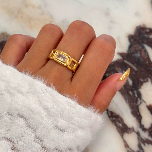 CHAIN ME ❥ Anello