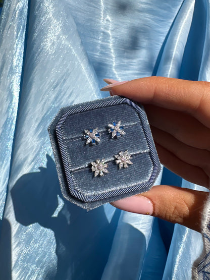 CRISTALLE ✧ Orecchini ARGENTO 925/Blu