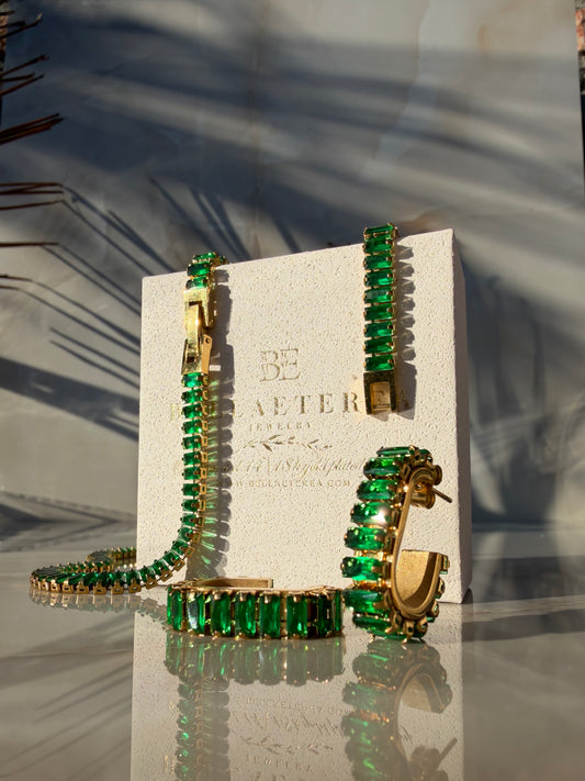 DEA ❥ Collana Gold/Verde - BELLAETEREA