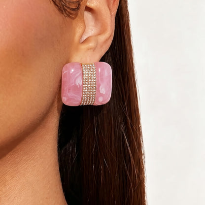 MARBLE BONSBONS ❥ Orecchini