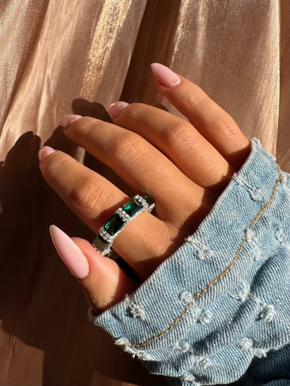 DUCHESSE ÉMERAUDE ✧ 925 SILVER/Green Ring