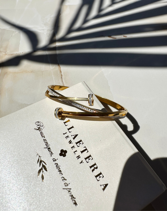 AMBER ❥ Bangle Gold