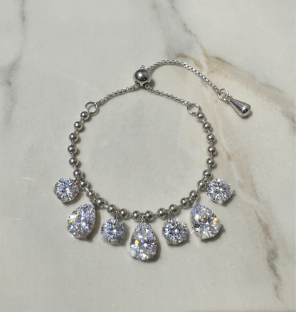 CRYSTAL FALL ✧ Anello ARGENTO 925