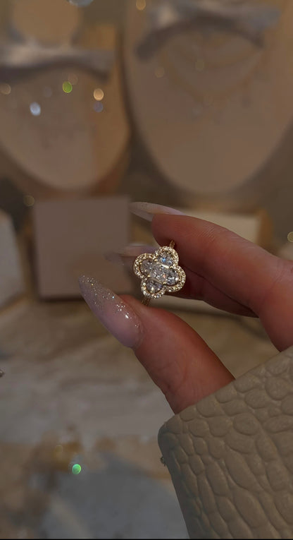 MARGAUX ✧ Anello ARGENTO 925/Gold 18k - BELLAETEREA