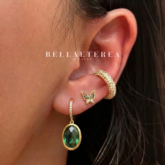 LUMEA GREEN ❥ Orecchini - BELLAETEREA