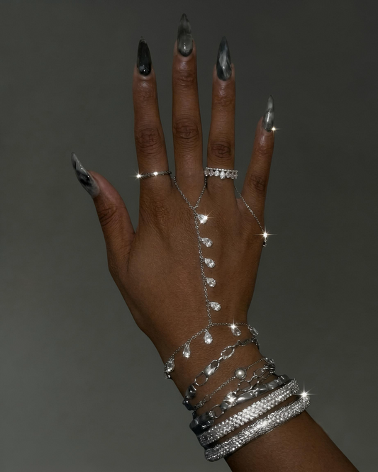 KENDAYA CRYSTAL ❥ Baciamano Silver - BELLAETEREA