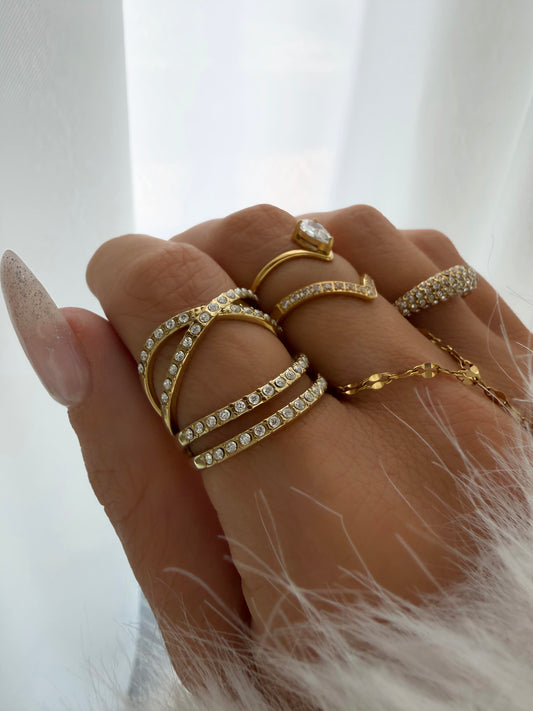 ASHANTI ❥ Anello Gold - BELLAETEREA