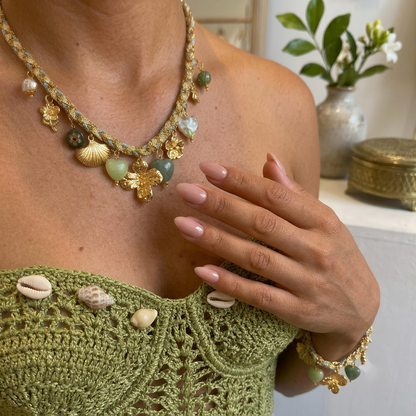 MARILU' ❥ Collana Verde
