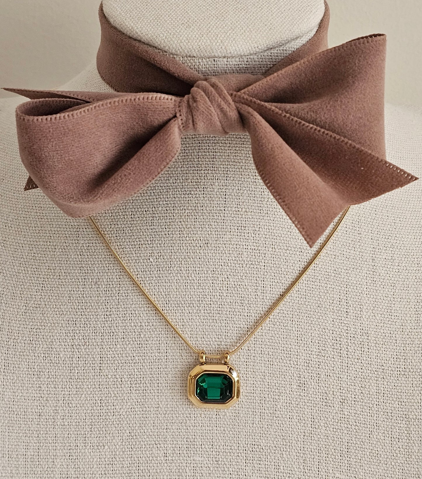 ALBA ❥ Green Necklace