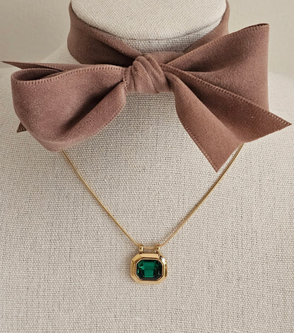 ALBA ❥ Green Necklace