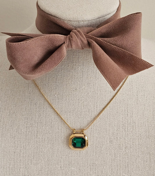 ALBA ❥ Green Necklace
