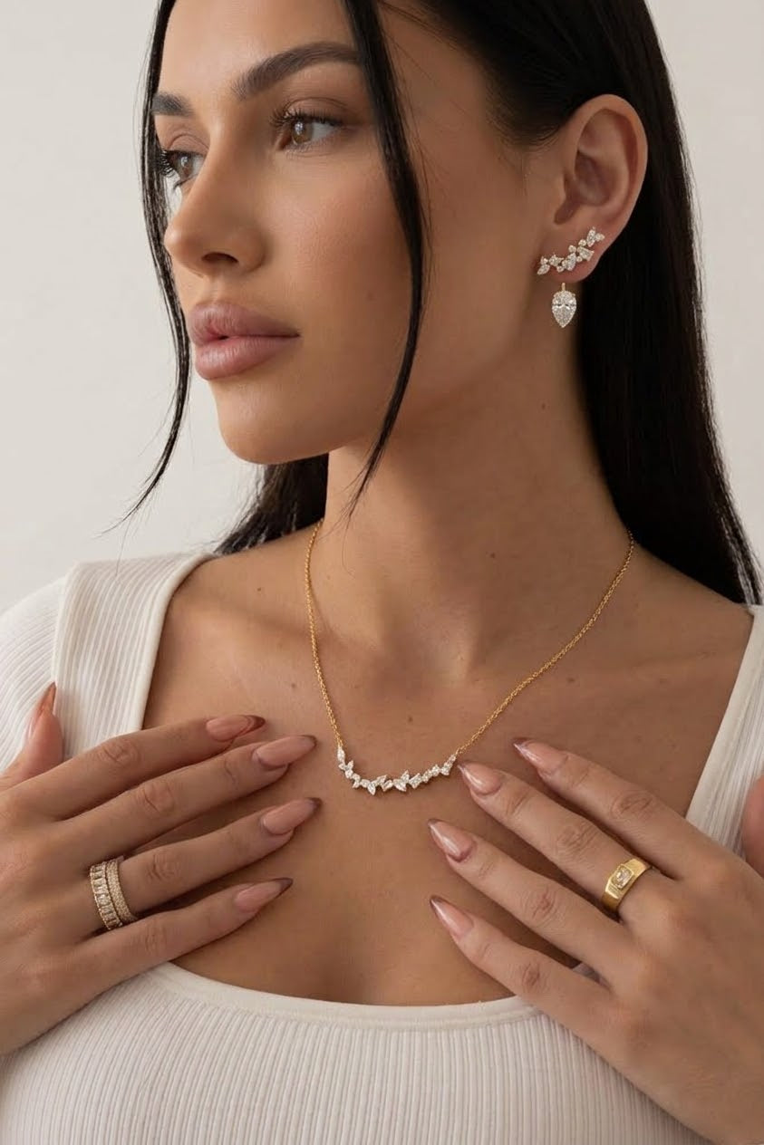 WILHELMINA ✧ Collana ARGENTO 925/Gold 18k