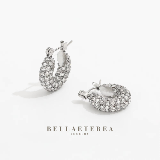 MINI JASMINE ❥ Orecchini Silver - BELLAETEREA