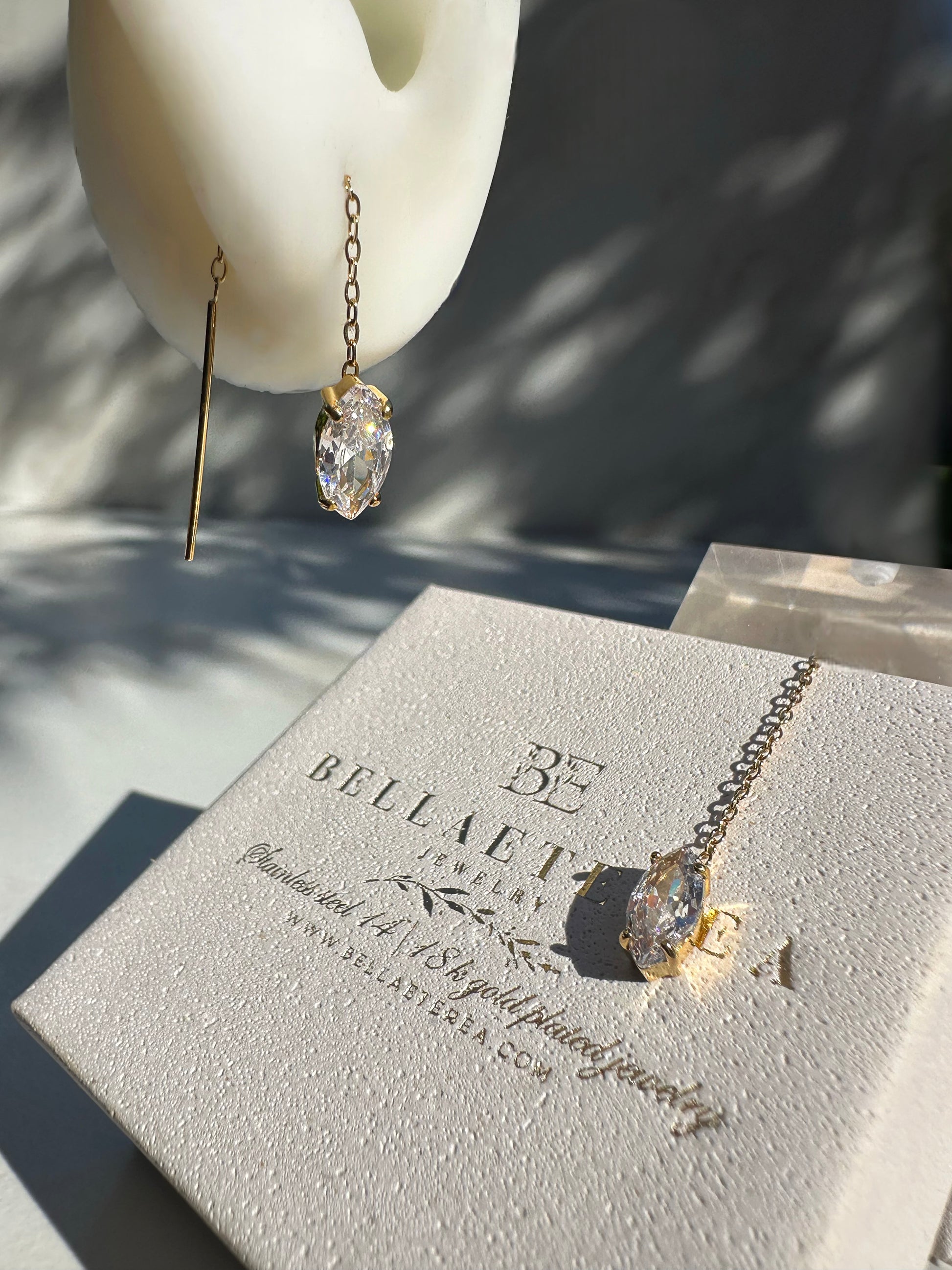 OVAL ❥ Orecchini Pendenti - BELLAETEREA