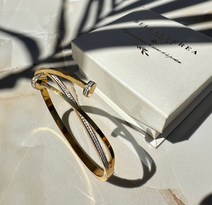 AMBER ❥ Bangle Gold